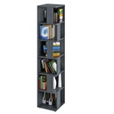 Sarok könyvespolc, grafit - SKALA