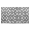 Szőnyeg 57x90 cm, elefántcsont minta, világosszürke - TROLE