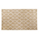 Szőnyeg 57x90 cm, elefántcsont minta, bézs - TROLE