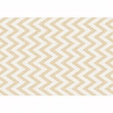 Szőnyeg 67x120 cm, bézs-fehér minta - TRAILLE