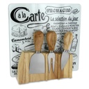 Sajtvágó készlet, tölgy színű - FROMTON