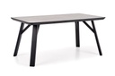 Étkezőasztal, antracit szürke, fekete - TRONC