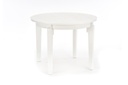 Bővíthető étkezőasztal 100/200 cm, fehér - CLASSICHIC