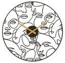 Falióra, arcképek, fekete - VISAGES