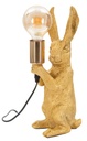 Asztali lámpa, nyúl, arany - LAPINOS