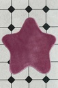 Csillag alakú fürdőszobaszőnyeg, bíborvörös - STARLETTE