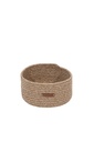 Fonott pamutkosár, 15 cm, természetes - CORBEILLE