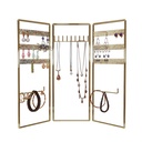 Ékszertartó, kinyitható, arany - PERINE