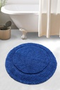 Fürdőszobaszőnyeg 90x90 cm, sötétkék - AFFAI
