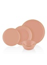 Porcelán étkészlet, 24 db-os, púder - PROVENCE