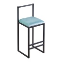 Bárszék menta, fekete lábakkal - CUBIQUE