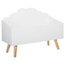 Felhő alakú komód, fehér - PETIT NUAGE