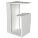 Variálható lerakóasztal, fehér, 60 cm - ESCARGOT