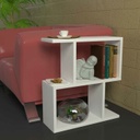 Polcos lerakóasztal, fehér, 55 cm - ZEDE