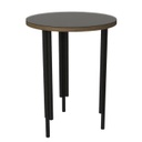 Lerakóasztal, fém lábakkal, 58 cm - ARTDECO