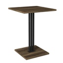 Lerakóasztal, fém vázzal, tölgy színű, 60 cm - LOFT