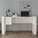 Íróasztal fiókkal, fehér dió - LAURANT