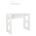 Íróasztal falipolccal, fehér - ROGER