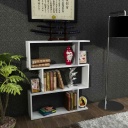 Könyvespolc, fehér, 80x96 cm - ZIGUIGUI