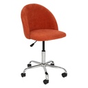 Állítható szövet irodai szék, téglavörös - TOURNI