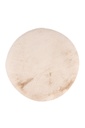 Kör alakú bézs szőnyeg, 160x160 cm - TOUDOU