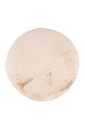 Kör alakú bézs szőnyeg, 200x200 cm - TOUDOU