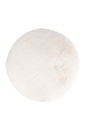 Kör alakú törtfehér szőnyeg, 160x160 cm - TOUDOU