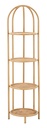 Polcos állvány, 4 szintes, rattan - FILATURE