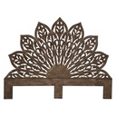 Etno stílusú fa ágytámla, 160 cm - INDIANA