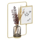 Képkeret, arany színű fém, vázával - MA FLEUR