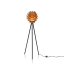 Állólámpa, lótusz alakú, tölgy színű - LOTUS