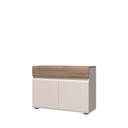 Komód, két ajtóval, egy fiókkal, kasmír, tölgy színű - CHAMBERY