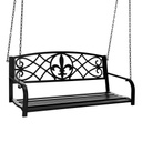 Kerti acél függőhinta, fekete - EPOHA