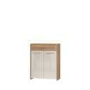 Cipősszekrény, fiókkal, bézs, tölgyszínű - ALIZE