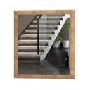 Fali tükör, tölgy színű kerettel - ALIZE