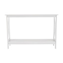 Konzolasztal, fa, fehér - CROISADE