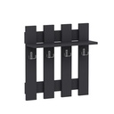 Fali akasztó, antracitszürke - CLOTURE