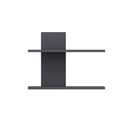 Fali polc, két részes, antracitszürke - BLEROT