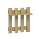 Fali akasztó, tölgy színű - CLOTURE