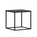 Lerakóasztal, fekete, fém kerettel - SEUL