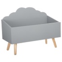 Felhő alakú gyerek komód, szürke - PETIT NUAGE