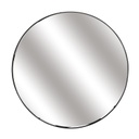 Fali tükör rejtett polcal fekete kerettel 45 cm – SECRET