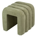 Puff plüss szövettel, zöld 40 cm  - CHENILLE