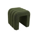 Puff plüss szövettel, zöld 40 cm  - CHENILLE