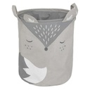 Gyerek szennyestartó bébi farkas, szürke fehér – MIMI