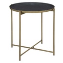 Kisasztal fém, fekete arany – BOULI