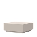 Dohányzóasztal két fiókkal, kasmír színű, fa - AMANDA