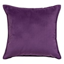 Díszpárna, bársony, sötétlila - AVENTURINE