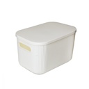 Íróasztal rendszerező, fedeles, műanyag, fehér - PRAKTI