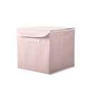 Tárolódoboz, szövet, rózsaszín - ROZI